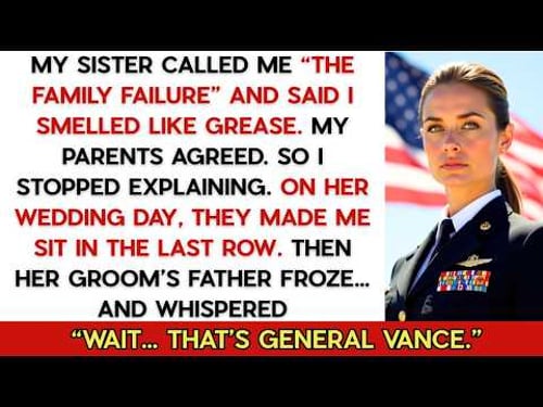 My Sister Mocked My "Cheap" Dress — Until Her Groom's Father Saluted Me: "General, Ma'am."