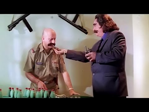 ये गोलिया है मूंगफली नहीं जो कहते ही जा रहे हो - कादर खान, अनुपम खेर ,असरानी कॉमेडी सीन TAQDEERWALA