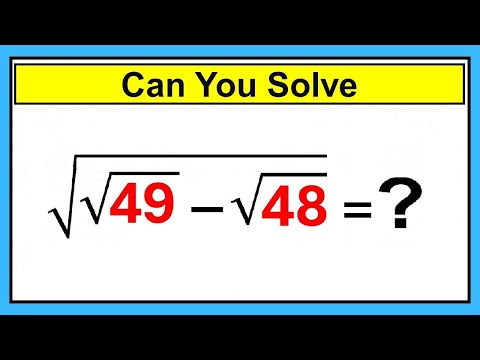 Harvard University | Nice Square Root Math Simplification