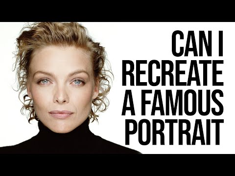 Can I Recreate this Famous Portrait? (Michelle Pfeiffer by Terry O'Neill)
