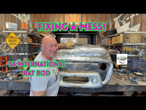 1956 International Rat Rod: Front End DESTRUCTION! Can Ian Roussel Bring it Back?