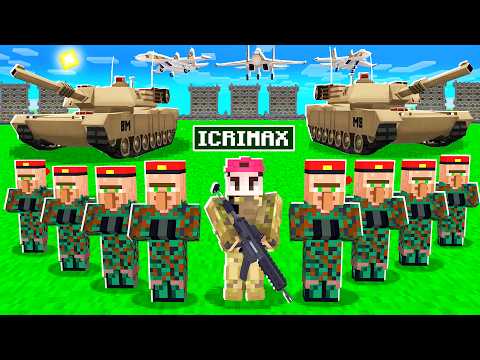 Ich TRETE dem VILLAGER MILITÄR bei in Minecraft!