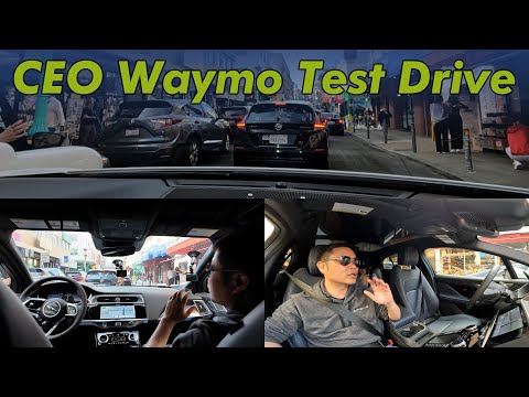 CEO Waymo Test Drive
