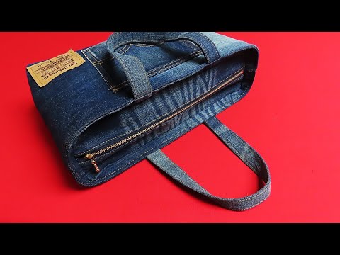 DIY "입구 완전 밀폐 토트백" 만들기!/Making a tote bag with a completely sealed opening