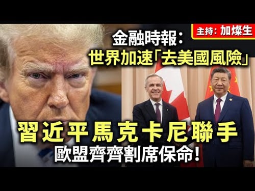 金融時報: 世界加速「去美國風險」 習近平馬克卡尼聯手 歐盟齊齊割席保命!