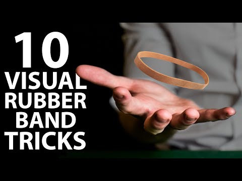 10 VISUAL Rubber Band Tricks Anyone Can Do | Revealed