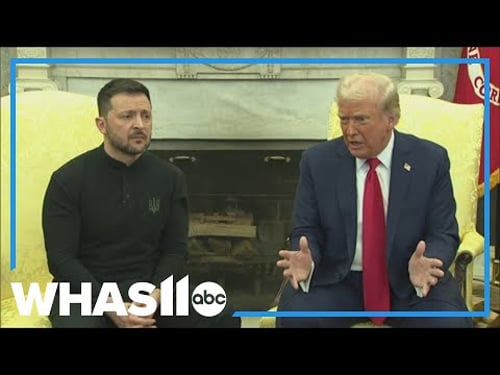 Trump and Zelenskyy get into heated exchange over War in Ukraine