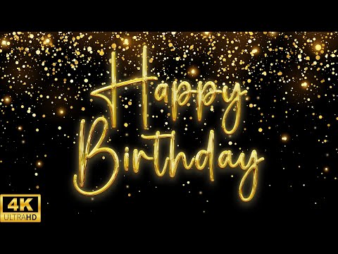 Happy Birthday 4K Screensaver/Live Wallpaper I Birthday Background I 1 Hour
