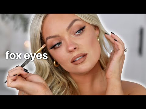 EVERYDAY COOL TONED FALL MAKEUP TUTORIAL *fox eyes* | Brianna Fox