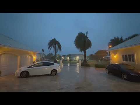 Hurricane Beryl pounds the Cayman islands