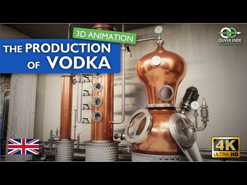 Vodka Production EXPLAINED: From Mash to Crystal-Clear Spirit (3D Animation)