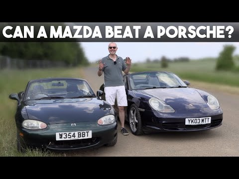 Cheap Summer Cars! Mazda MX5 Vs Porsche Boxster 3.2S