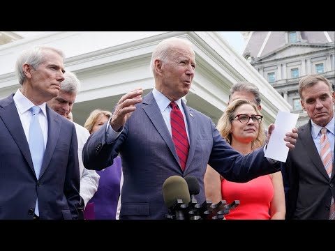 Watch: President Biden speaks after reaching bipartisan deal on infrastructure