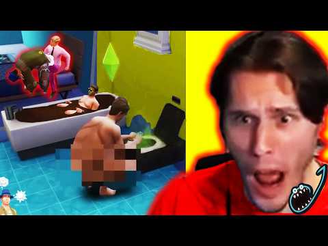 Jerma Plays The Sims 4 with WEIRD Mods - Long Edit Highlight With Chat