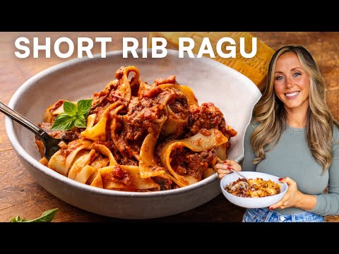 Restaurant Quality Short Rib Ragu with Pappardelle