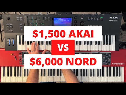 Nord Stage 4 vs Akai MPC Key 61 - Unfair Comparison?