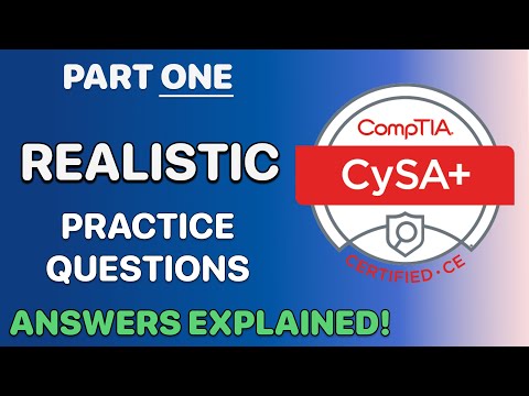 CompTIA CySA+ Practice Exam Part 1