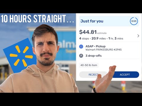 I Tested Walmart Spark Delivery For 10 Hours Straight | How Much Did We Make ?