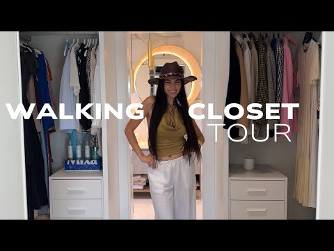 Walk in closet tour: my favourite pieces, staples, bag collection, shoes and more!