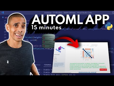 I tried building a AUTO MACHINE LEARNING Web App 15 Minutes