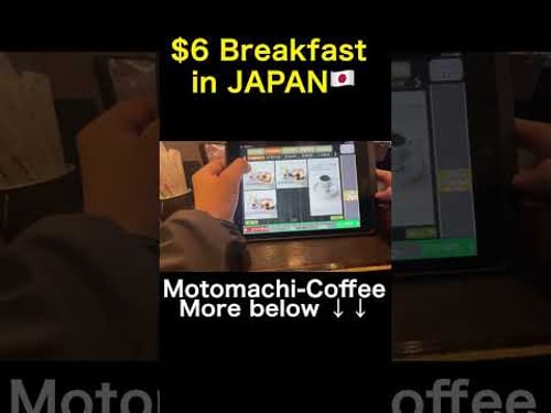 The Breakfast of Japanese Salaryman | $6 Breakfast at Motomachi Coffee short