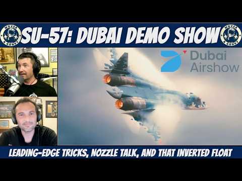 Su-57 Felon Demo at Dubai Airshow 2025 – US Fighter Pilots React