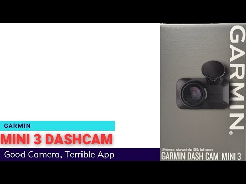 Garmin Mini 3 Dash Cam - Setup and Review