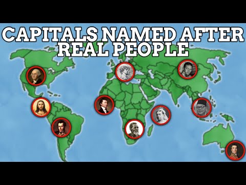 EVERY Capital City Named After People