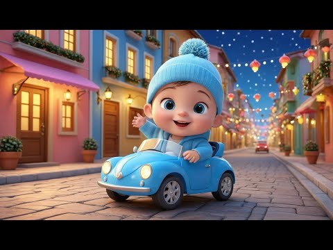 Little Blue Carβs New Year Trip | Fun Learning & Action Song for Toddlers