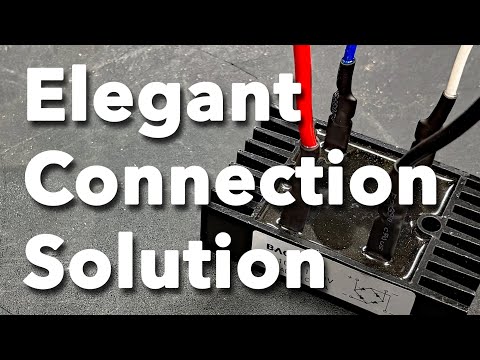 Soldering to Large Terminals like on a 100 Amp Bridge Rectifier for an Elegant Connection Solution