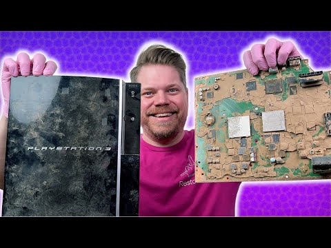 EXTREME Flood Damaged PS3 - Restored(ish)