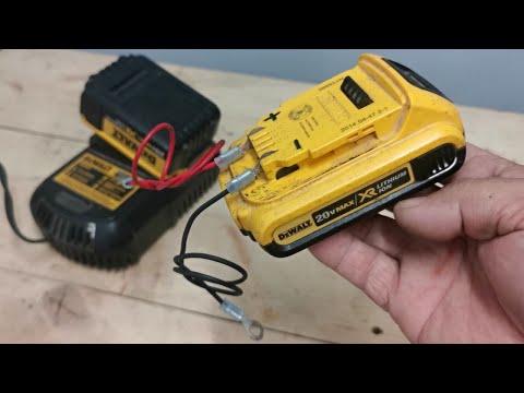 How to revive DEWALT Lithium battery? Not charging, If jumpstart won't work, try manual reset.