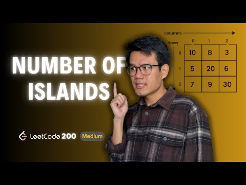 Leetcode 200 – Number of Islands | Easy-to-understand explanation of DFS on MATRIX