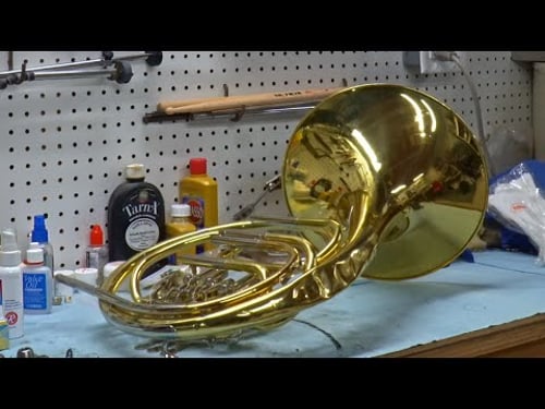 French Horn Dent Repair - My Entire Process