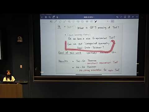 Mayuko Yamashita: A Merger of Elliptic Cohomology...(November 20, 2025)