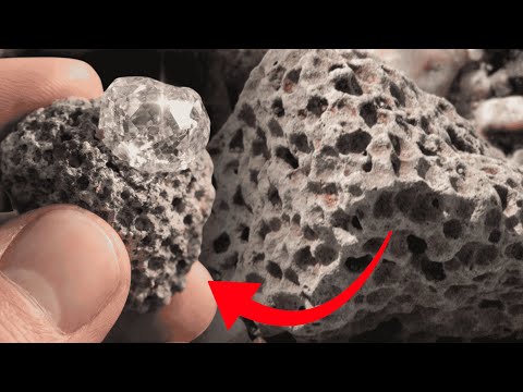 These river stones look ordinary... until you break them open and see what's inside!