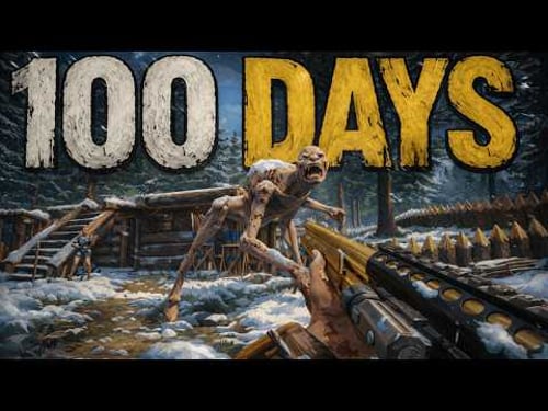 I Survived 100 Days in Sons of the Forest Starting in Winter