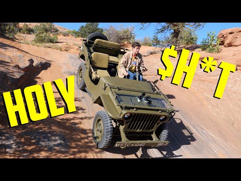 Rock Crawling an 80-Year-Old WW2 Army Jeep!