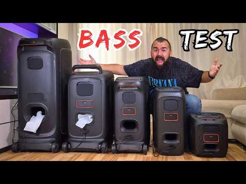 MEGA BASS Test with ALL JBL Partybox Speakers!