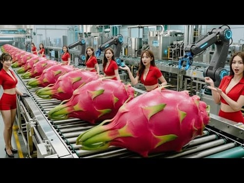 Modern Factory Unveiled: How Fresh Dragon Fruit Is Processed Industrially