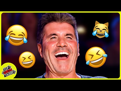 When Simon Can't STOP LAUGHING! Funniest BGT Comedians