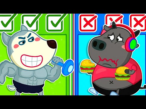 Good Food vs Fast Food ๐๐ | Wolfoo Learns Healthy Habits | Educational 2D Animation