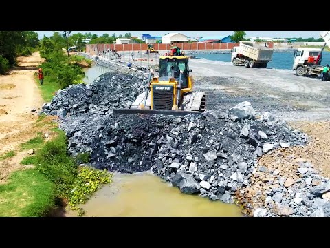 Wow!! It's so amazing construction over the water connecting to public road get successful 100%