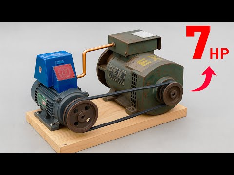 220V FOREVER That Billions of People Don't Know! Free Source from Dynamo And Water Pump