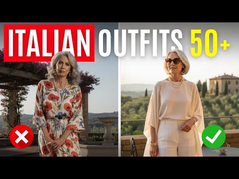 10 Things Italian Women Over 50+ NEVER Wear