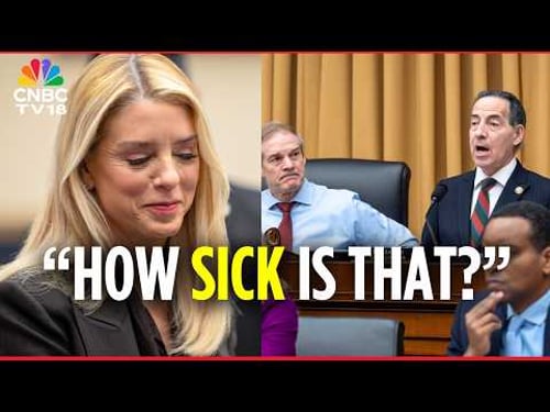 Rep. Raskin Slams Pam Bondi: 'You're Running a Massive Epstein Cover-Up Right Out of the DOJ' | N18G