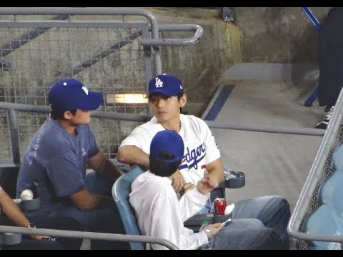 BTS V at Dodgers Ceremonial First Pitch 2025 PT.1