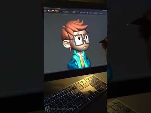 2D to 3D Stylized Quick Sculpt in ZBrush of "Eugene" by Lauren May #3dcharacterart