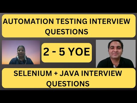 Selenium With Java Interview Questions and Answers| Java Interview Questions| 2+ YOE