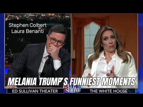 Melania Trump’s Funniest Moments — Laura Benanti & Colbert 😂 | The Late Show